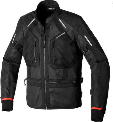 Spidi Tech Armor Motorrad Textiljacke, schwarz, M