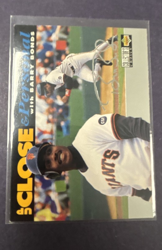 1994 Upper Deck Collector's Choice - Up Close & Personal Barry Bonds #632 Silver