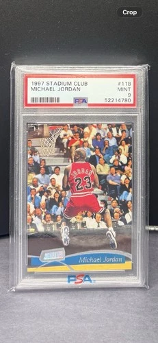 1997-98 Topps Stadium Club Michael Jordan #118 PSA 9 Bulls Mint