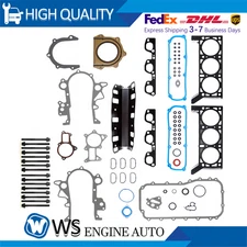 MLS Full Cylinder Head Gasket Set Bolt For Jeep Wrangler 3.8L V6 OHV 2007-2011