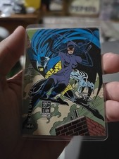 1 GR Silver .999 Custom Trading Card 1/1 Features Batman Knightquest. Catwomen