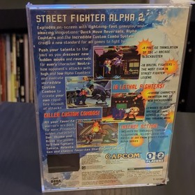 Street Fighter Alpha 2 Capcom Sega Saturn NTSC-U/C Complete with Manual
