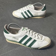 Adidas Rom UK6 vintage anni 80 made in West Germany OG 80s edizione polizia verde/