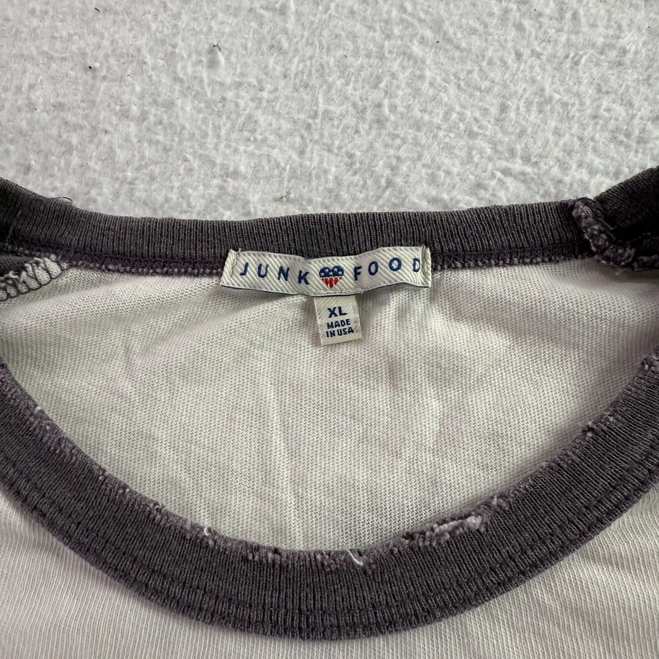 Футболка реглан Kiss Worldwide 96/97 размер XL винтажная стиль Y2K одинарный шов 2015 - Изображение 4 из 4