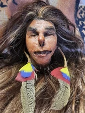 MUSEUM QUALITY SHRUNKEN *FEMALE*  LA LLORONA, MARIE LABEAU, VOODOO, WITCH, 