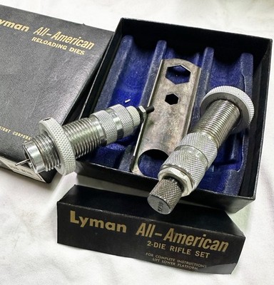 Reloading dies Lyman Set .308 win / Lift Platform/ box Very Nice