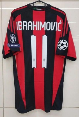 AC Milan Zlatan Ibrahimovic #11 Jersey UEFA Champions League