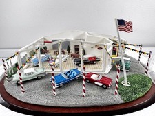 Danbury Mint - 1957 Chevrolet Dealership - Mini Chevy Diorama - Rare In Box