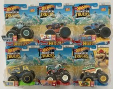 2022 Hot Wheels Monster Trucks Lot Of 6 -1:64 Scale-Brand New 
