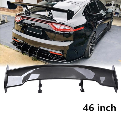 47'' Fiber Rear Trunk Spoiler Wing Adjustable GT-Style For KIA Stinger Optima