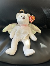 Ty Beanie Babies Halo the Angel Bear 8" Plush Toy 1998 Edition