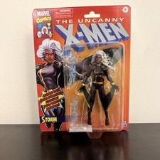 Marvel Legends X-Men Retro Card Black Costume Storm Figure