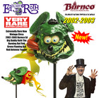 New 2002-2003 Burnco Ed Big Daddy Roth Burning Rat Fink Flaming Antenna Topper — photo 1
