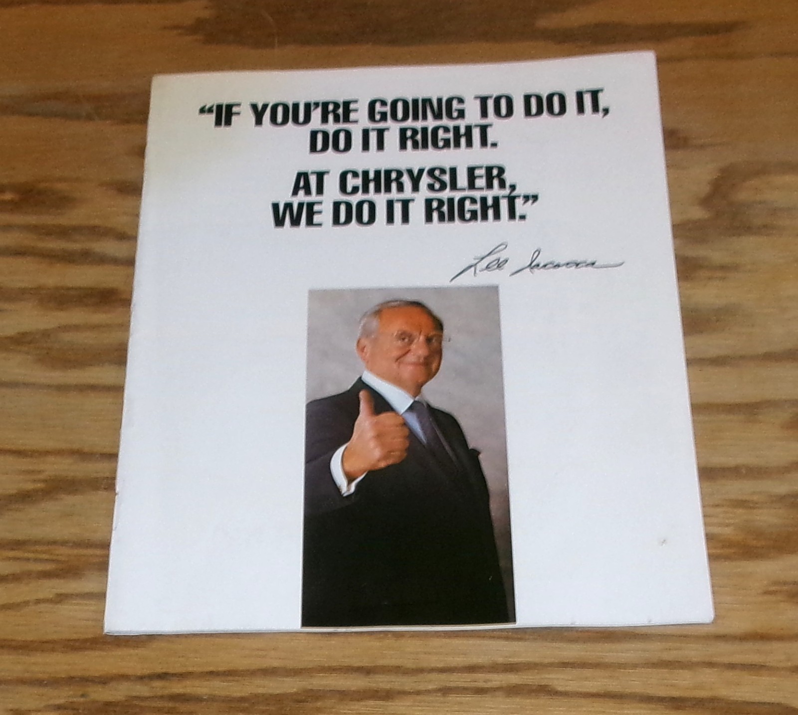 Original 1988 Plymouth Dodge Chrysler Jeep Eagle Sales Brochure Lee Iacocca