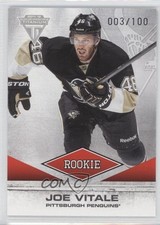 2011-12 Panini Titanium Rookie Draft Position Number 3/100 Joe Vitale #142 0f4