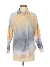 Drew Women Gray Long Sleeve Blouse S