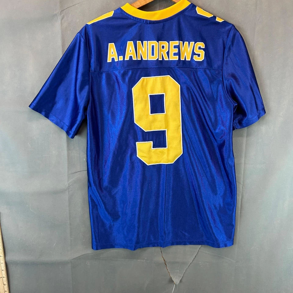 Riverdale High Football Youth Jersey #9 Blue Yellow Size M/L Polyester - Image 4 of 4