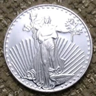1 oz .999 Saint Gaudens Fine Silver Round, Silvertowne, Bullion with Capsule