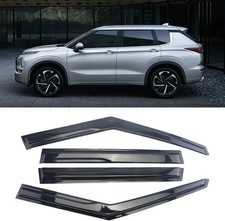 Black Outside Mount Window Rain Guards 2022-2023 M-itsubishi Outlander