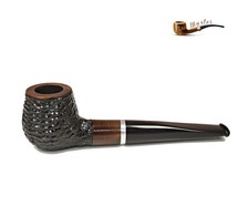HAND MADE WOODEN SMOKING PIPE for TOBACCO PEAR  52 Brown  + Filter