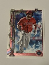Topps 2025 Holiday Mike Trout Base Set #H50 Los Angeles Angels Baseball Card
