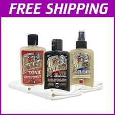 Complete Leather Care Kit - Cleaner, Conditioner, Protectant