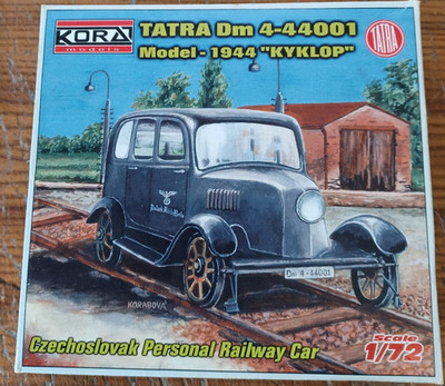 1:72 Tatra Dm 4-44001 Model 1944 Kyklop KORA Resinkit  extrem selten