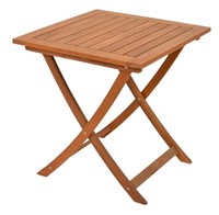 Mx Gartentisch Klapptisch Balkontisch Holztisch Eukalyptusholz 70X70Cm