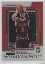 2021 Panini Donruss Optic Elite Dominators Red Prizm 65/99 Zach LaVine #21 dq2