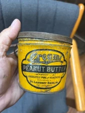 St. Laurent Bros. Inc Cream Brand 1 Lb. Peanut Butter Tin
