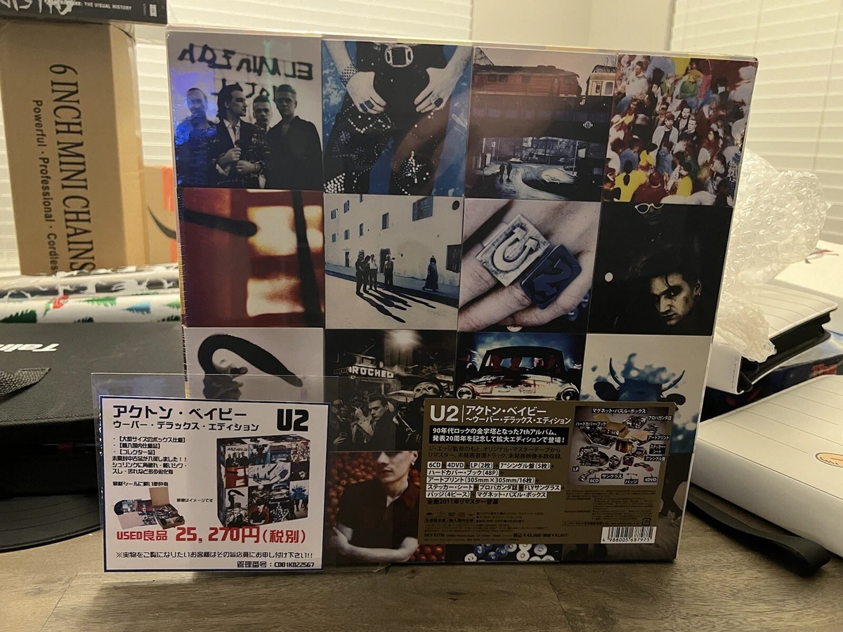 U2 Achtung Baby Japanese Import UBER Vinyl/CD Boxset STILL SEALED