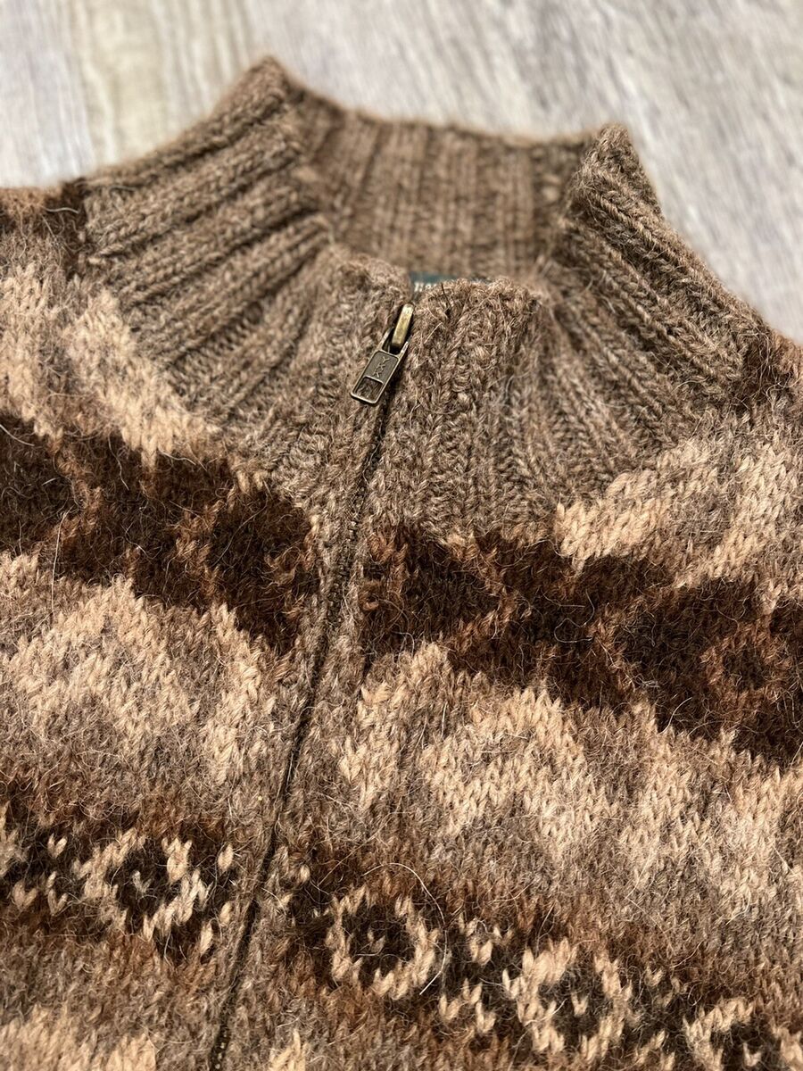Lauren Ralph Lauren Exclusive Hand Knit Llama & Wool Nordic Lauren Ralph Lauren Exclusive Hand Knit Llama & Wool Nordic