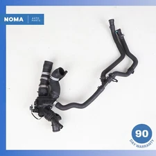 2017 Jaguar X152 F-Type Engine Thermostat Housing w/ Hoses FX238A587AG OEM