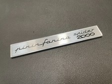 Fiat Spider 2000 Pininfarina Dash Badge