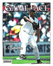2002 Cleveland Indians Game Face Scorebook Magazine – C.C. Sabathia  #M1279