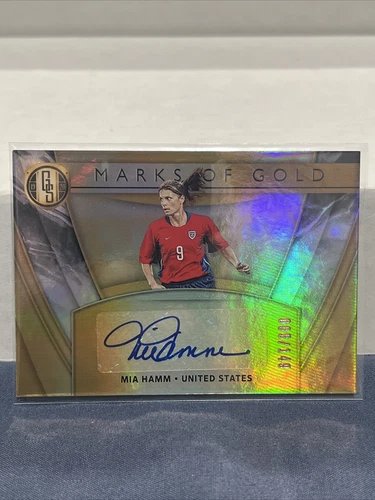 2019-20 Panini Gold Standard Marks of Gold /149 Mia Hamm #MG-MIA Auto USWNT
