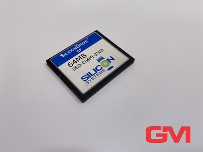 Silicon System Industrial Compact Flash Card SSD-C64MI-3500 SiliconDrive CF 64MB
