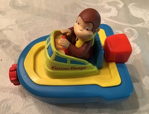 curious george bath toy