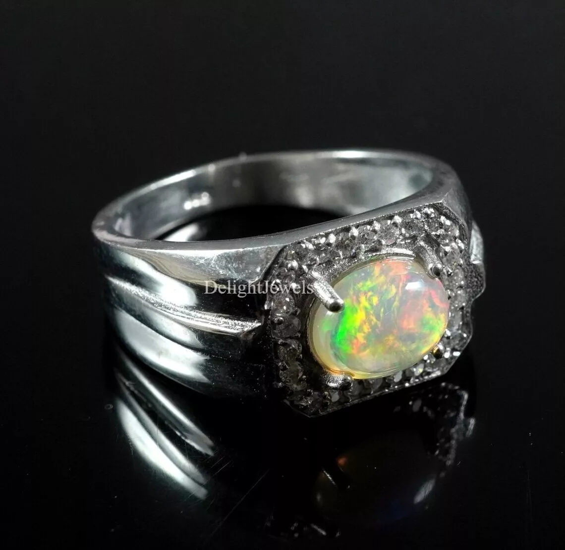 Opal shop jewelry mens