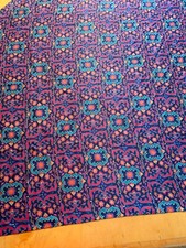 vintage Large Polyester Scarf 44 By 47 S 40