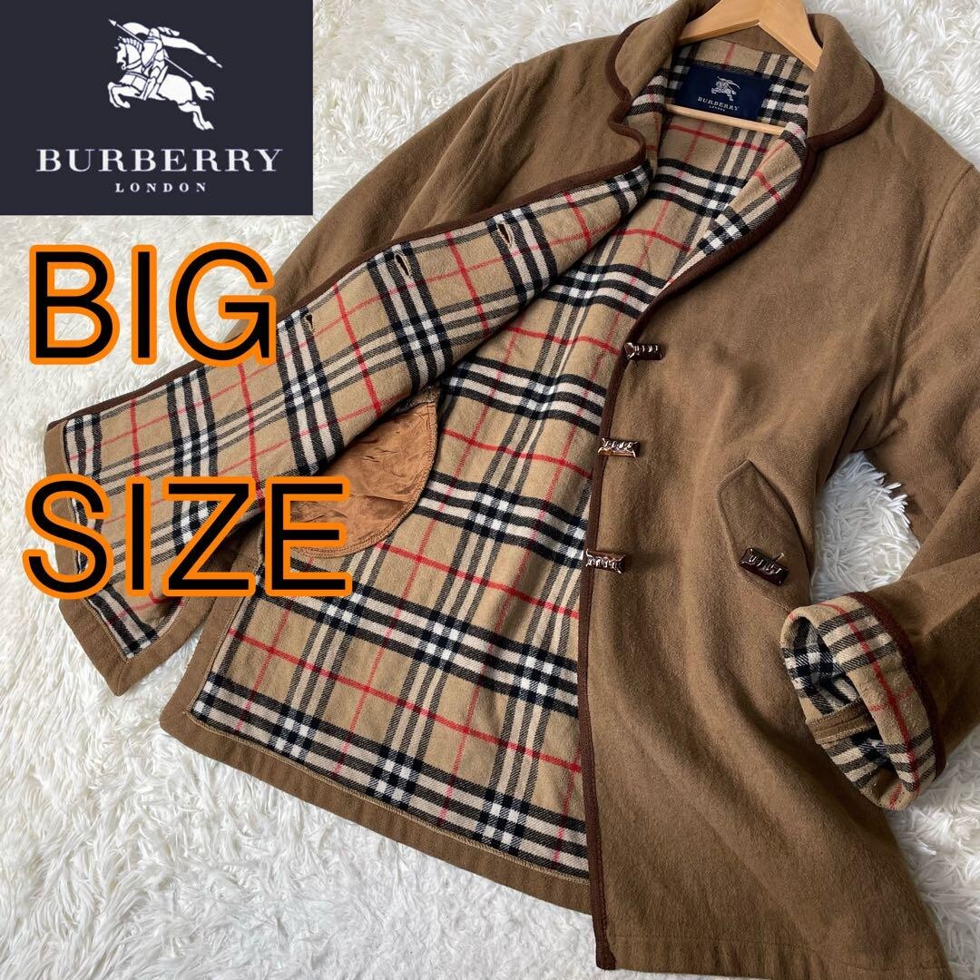 Burberry’s made in England wool tailored Vintage BURBERRYS Wool Alpaca Long Coat Nova Check Belted