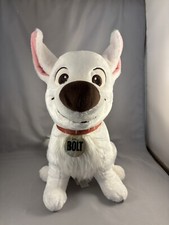 BOLT DOG DISNEY PLUSH 13" SITTING Stuffed Animal