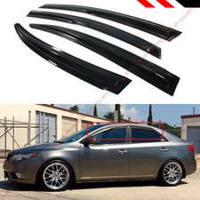 3d Wavy Shape Style Smoke Window Visor Shade For 09-2013 Kia Forte 4 Door Sedan 3d Wavy Shape Style Smoke Window Visor Shade For 09-2013 Kia Forte 4 Door Sedan