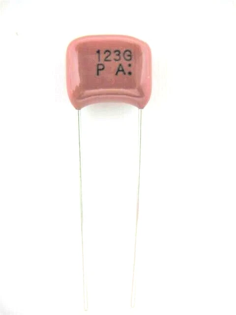 12 Pcs ECQ-P1H123GZ  .012uf (123) @ 50V POLYPROPYLENE 2% film CAPACITOR  ref 119 - image 2 of 2