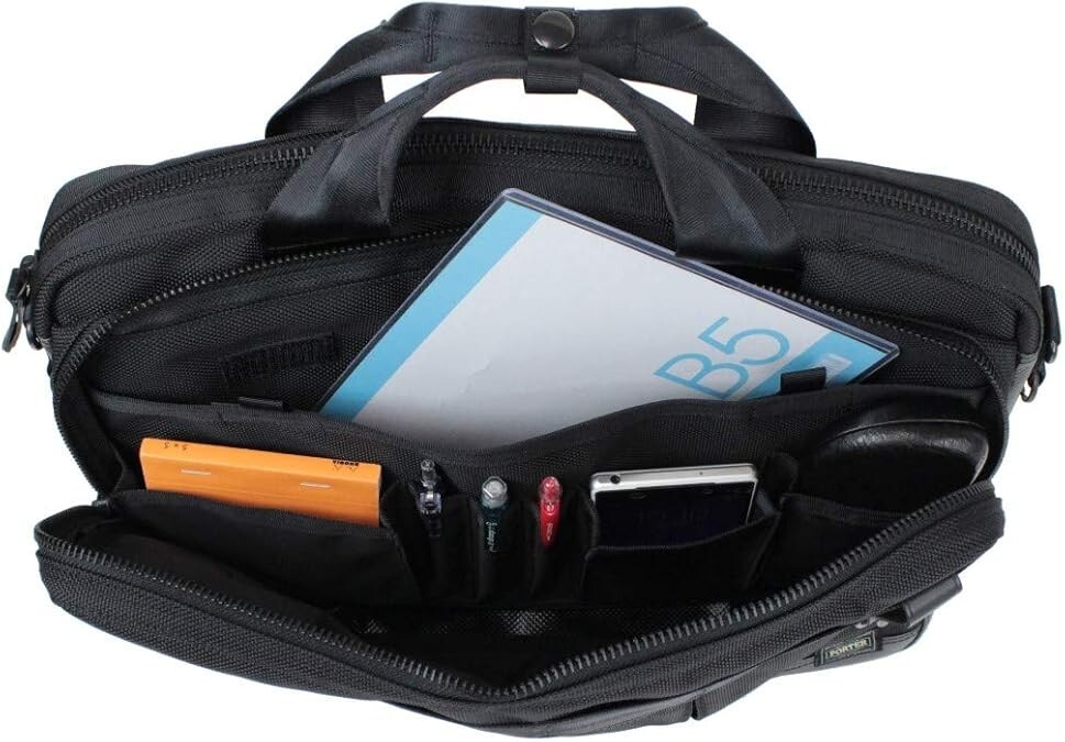 Yoshida Bag Porter / Heat 2way Brief Case 703-07883 Black Japan
