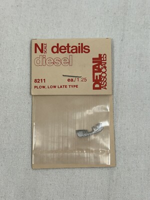 N Scale Details Diesel Plow Low Late Type #8211 Brand New 