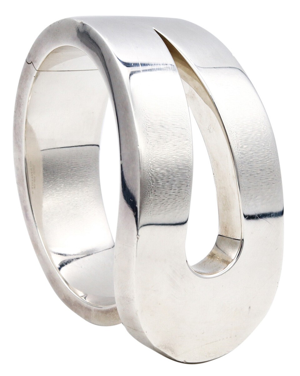 TIFFANY 1973 DON BERG VERY RARE STERLING SILVER GEOMETRIC