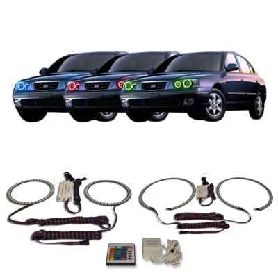 RGB Multi Color IR Headlight Halo kit for Hyundai Elantra 01-03