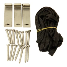 Universal Mounting Strap Hardware for 4' x 20' Swimming Pool Solar System Kit