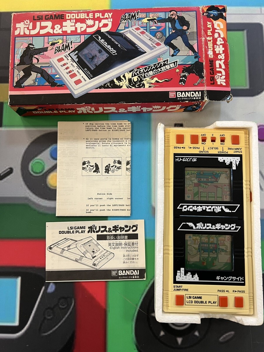 Bandai Lsi Game Double Play Police & Gang 1984